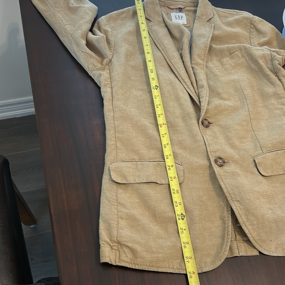 GAP Linen Blend Tan 2 Button Classic 
Lightweight Blazer Women Size XS - Picture 14 of 15